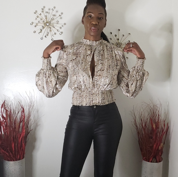 Tops - Peek A Boo Blouse